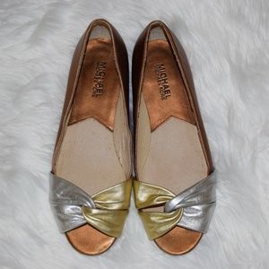 Micheal Kors Open Toe Flats